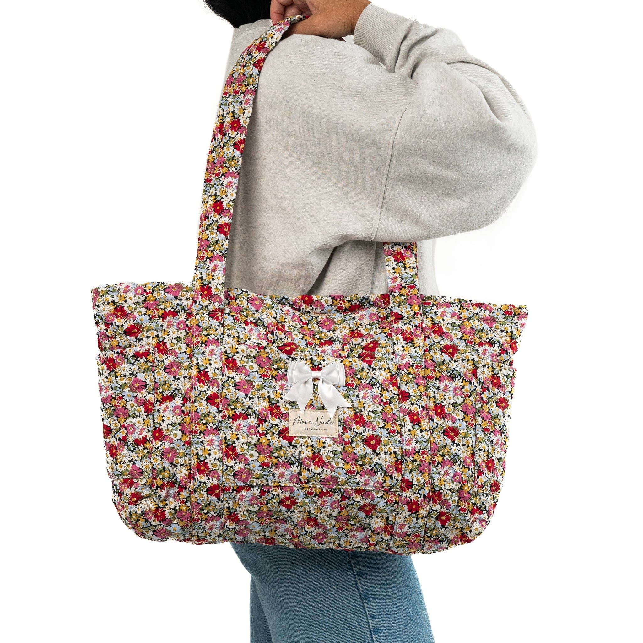 Moon Nude Autumn Tote Bag