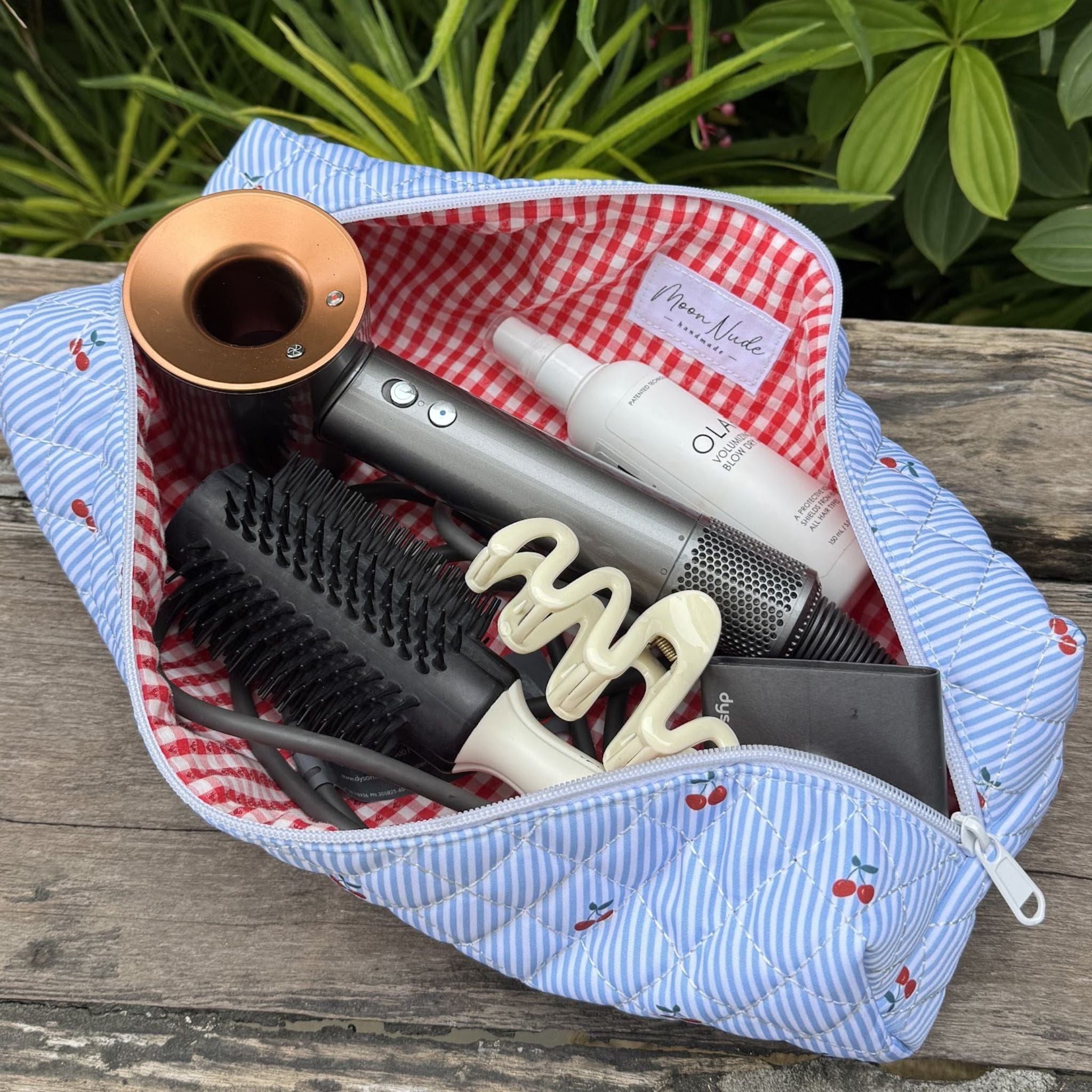 Moon Nude Cherry Hair Tool Bag