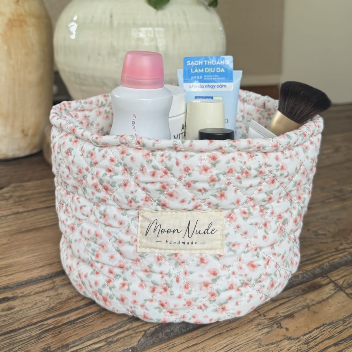 Moon Nude Peony Vanity Bucket