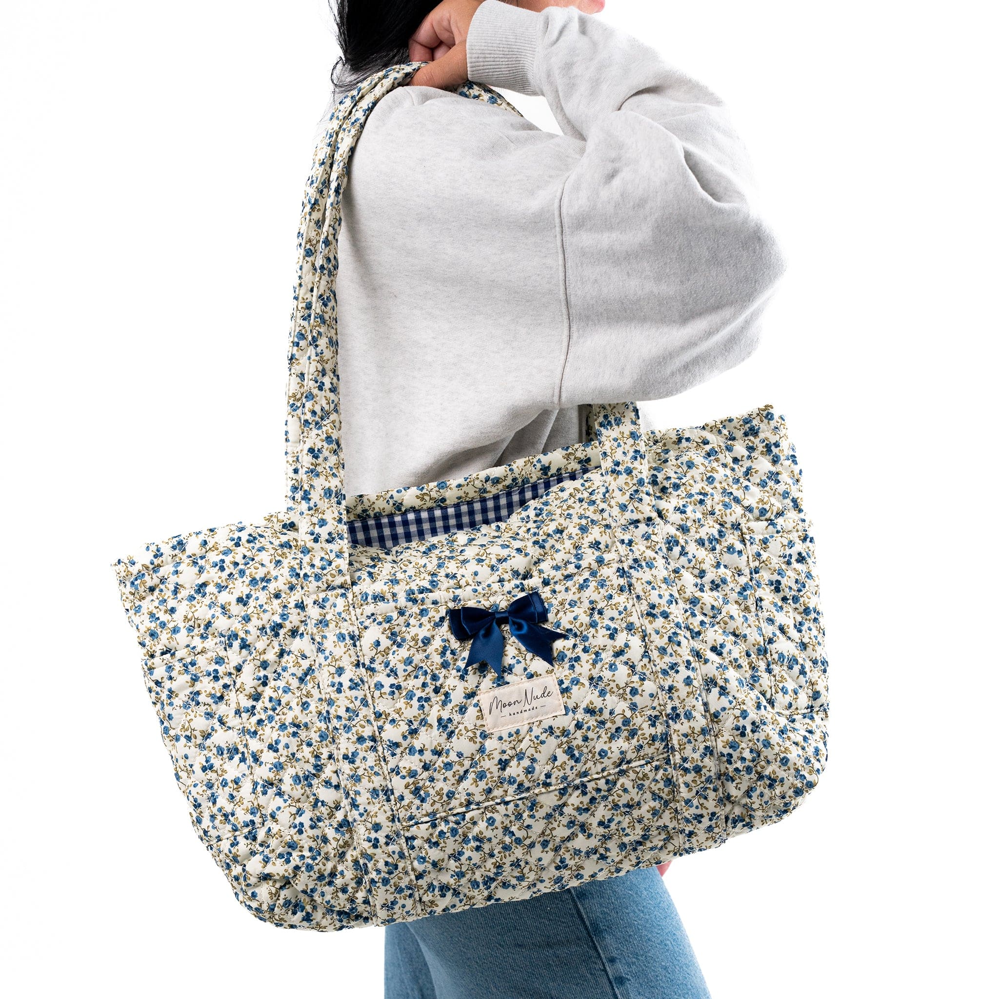 Moon Nude Spring Tote Bag