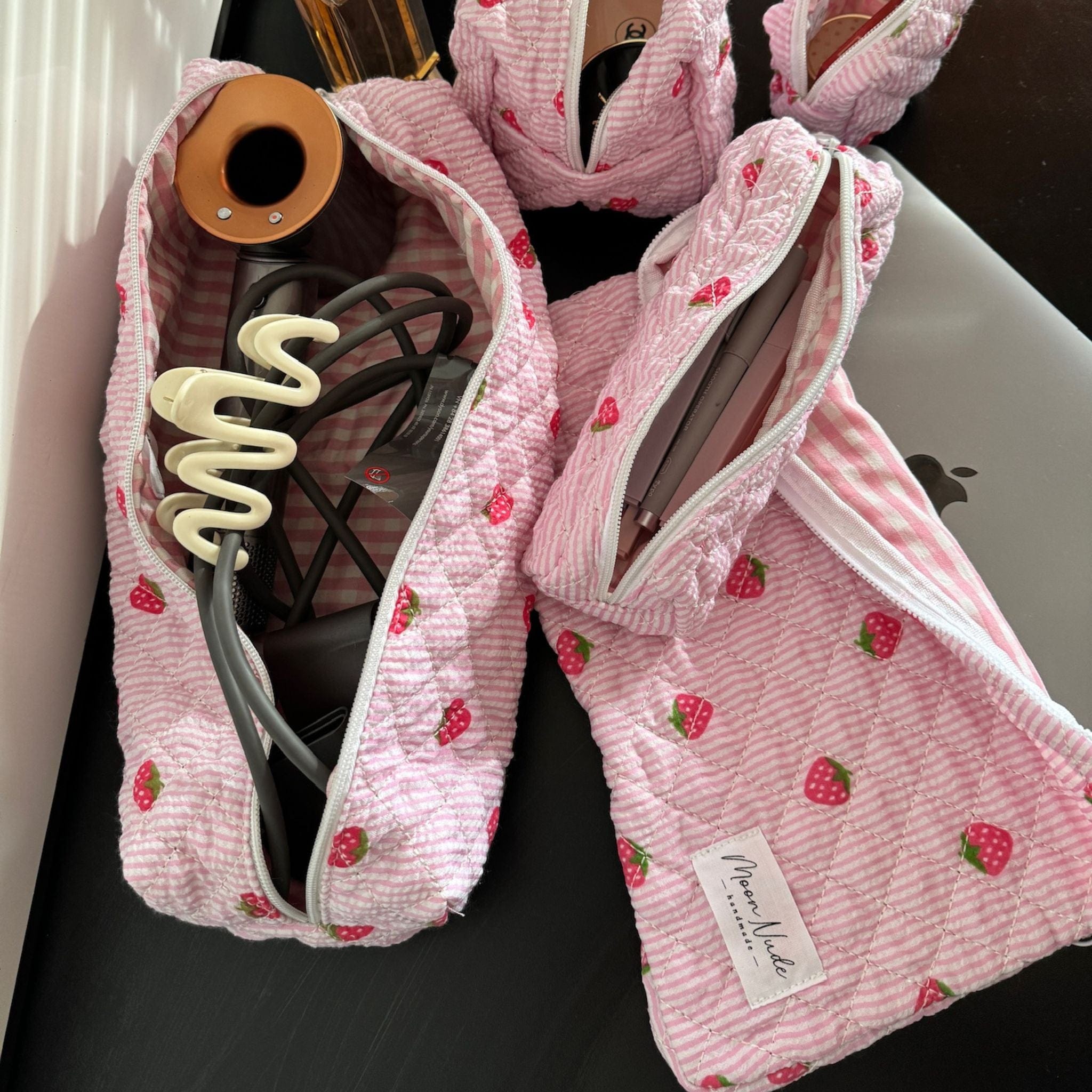 Moon Nude Strawberry Laptop Sleeve