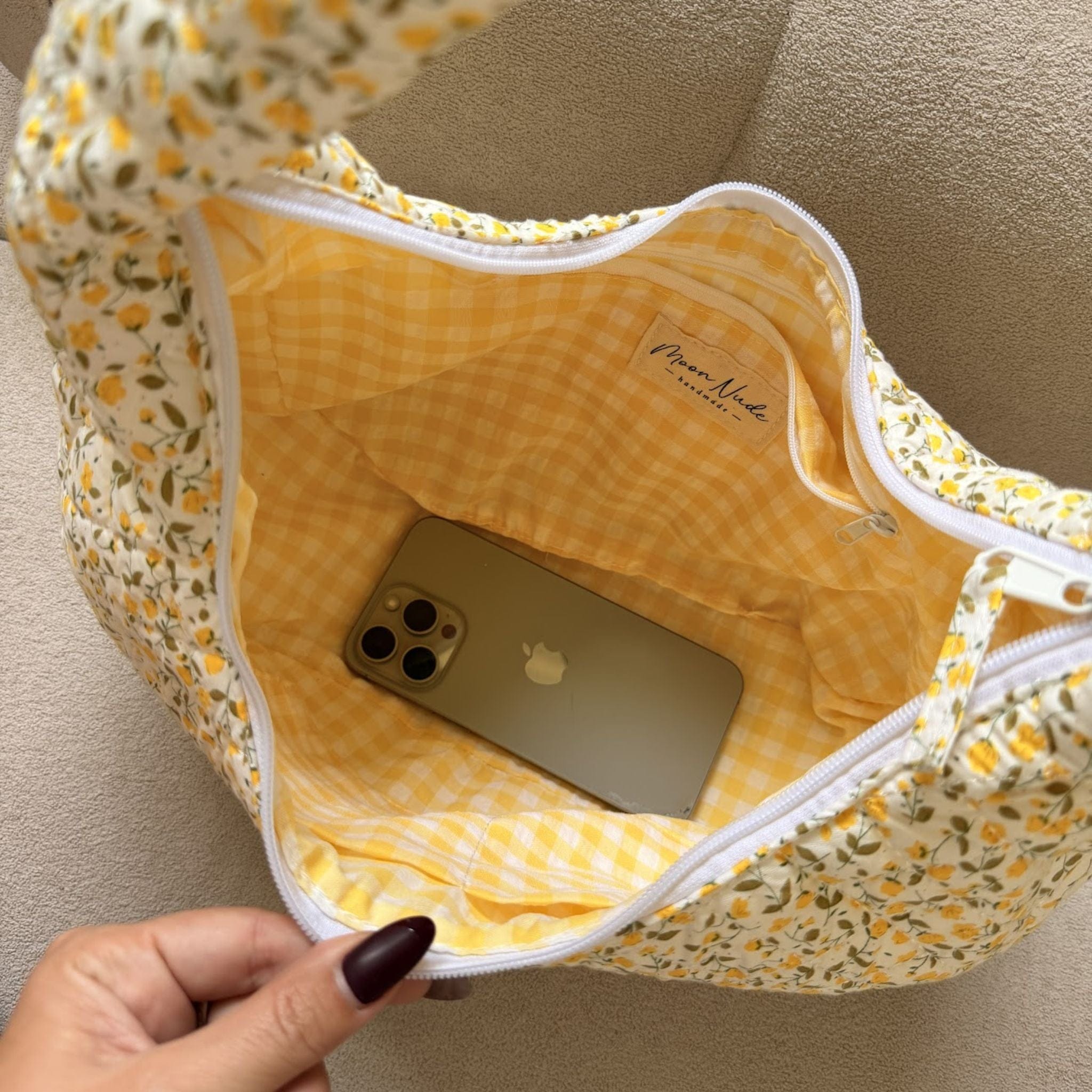 Moon Nude Buttercup Hoop Bag