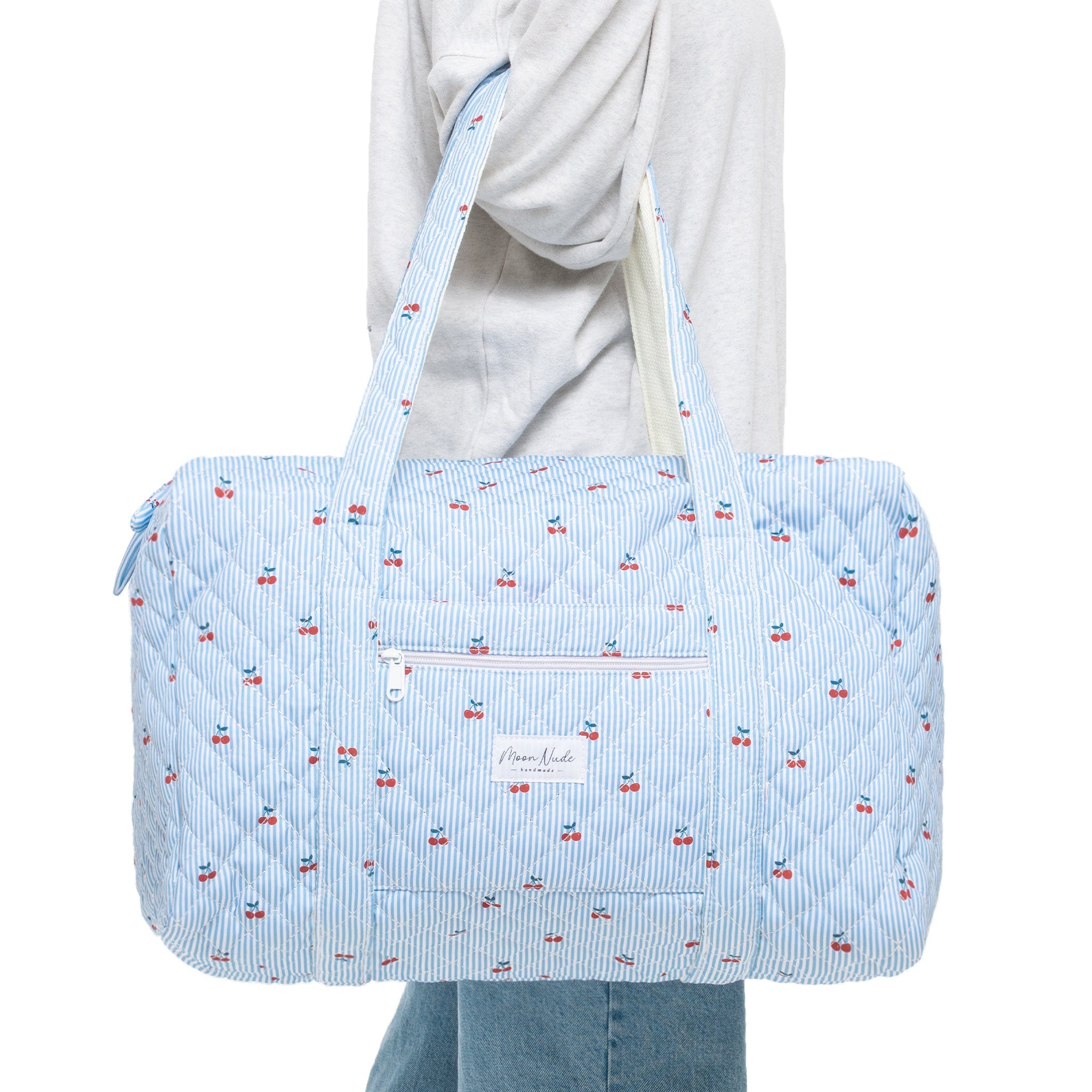 Moon Nude Cherry Large Duffel Bag
