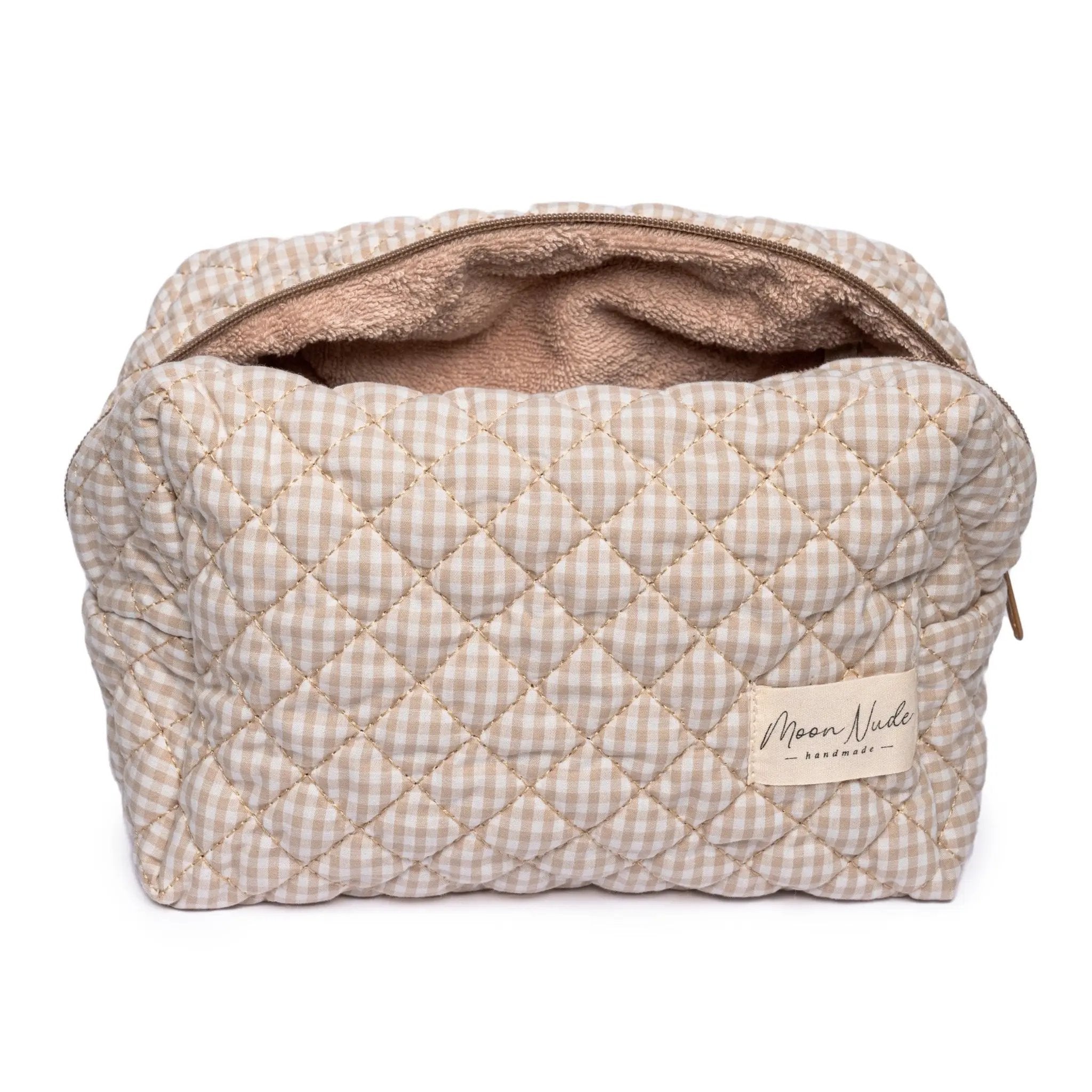 Nude Large Makeup Bag